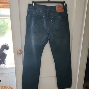 Levi's Men's Dark Blue Straight Jeans